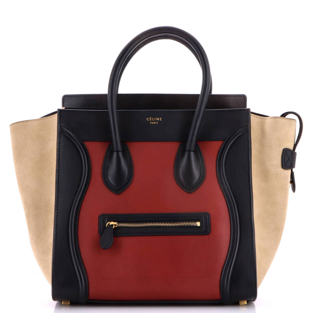Celine Mini Tricolor Luggage Bag